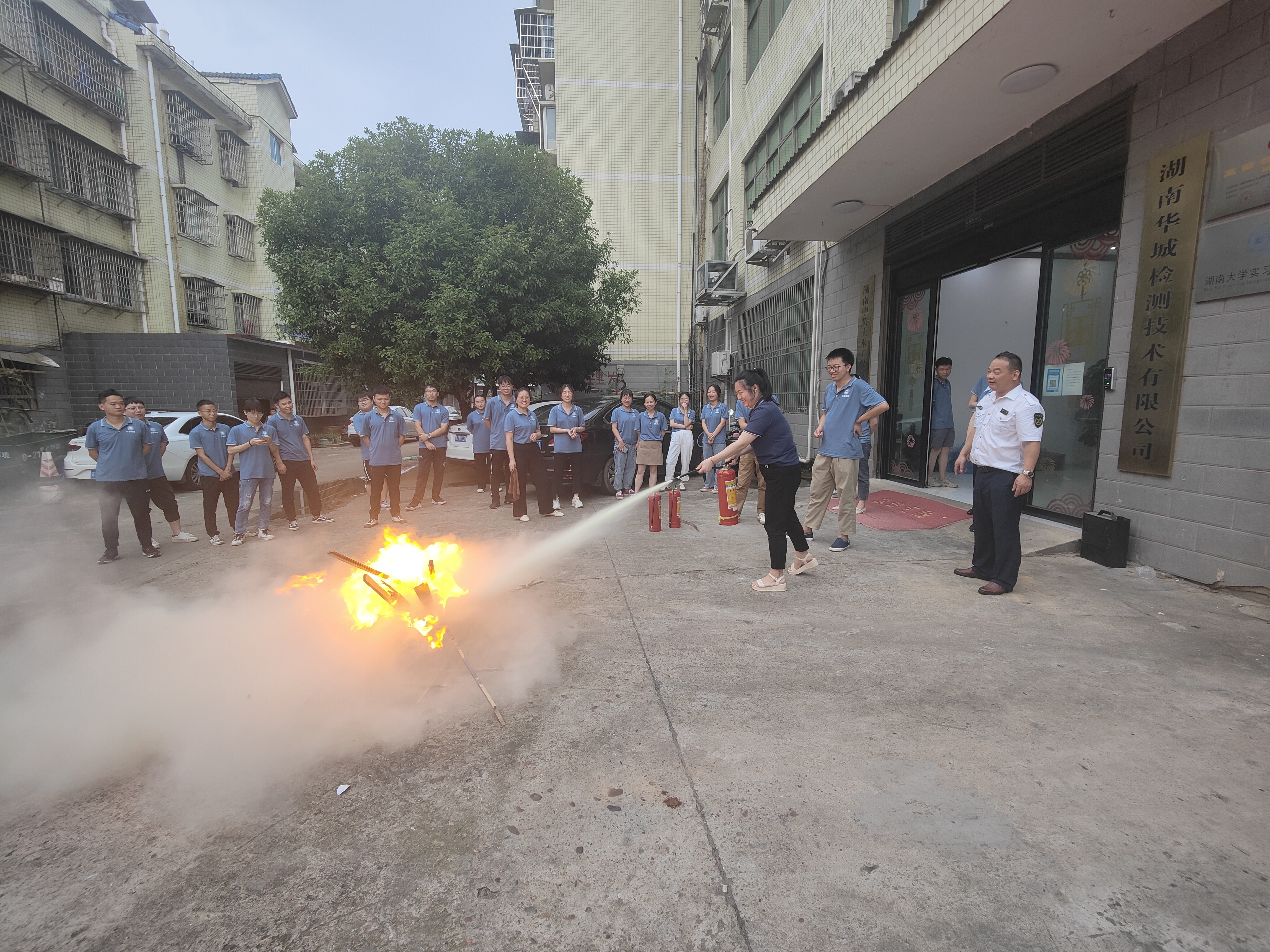 火災(zāi)無情，防火先行——由中騰結(jié)構(gòu)科技集團(tuán)聯(lián)合華城檢測公司工會共同開展